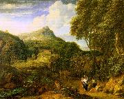 Corneille Huysmans Mountainous Landscape oil painting